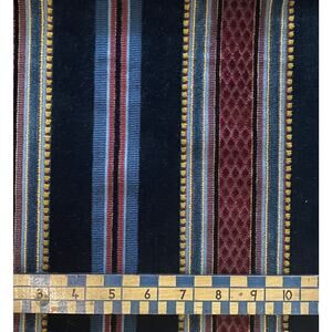 Lee Jofa Prince Regent Cut Velvet Multicolor Fabric Sample 25"x25"